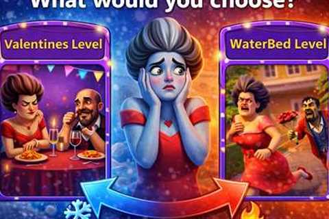Scary Teacher 3D Valentine Day Event Chapter: Water bed&amp;Valentines Levels Walkthrought New..