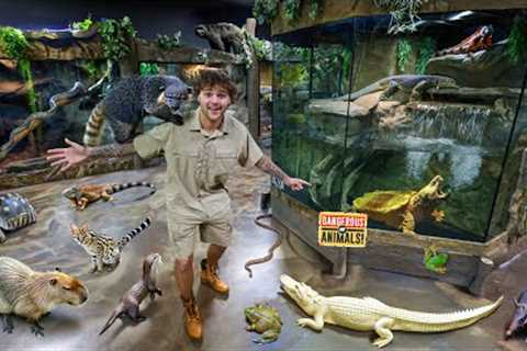 Exploring Indoor ZOO Full of EXOTIC ANIMALS!!