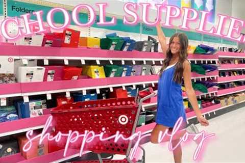 BACK TO SCHOOL SUPPLIES SHOPPING + HAUL 2024 | *senior year of high school*