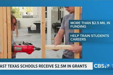 East Texas schools receive funding boost for career training programs