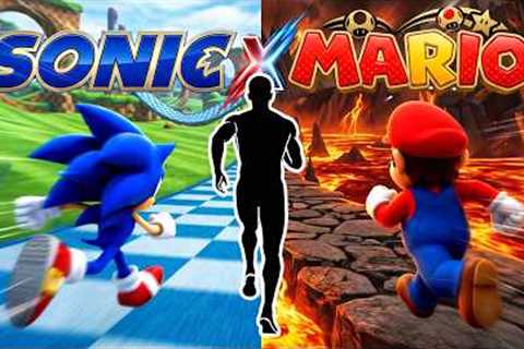 Immersive Interactive Warm Up | SONIC x MARIO RUN! ⚡🍄 ~200 kcal Burn | Fun Workout | Full Body