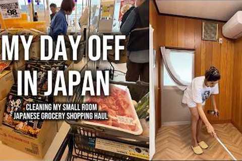 My Simple Day Off In Japan | Grocery Shopping | Cleaning My Small Room | YouTube Payday