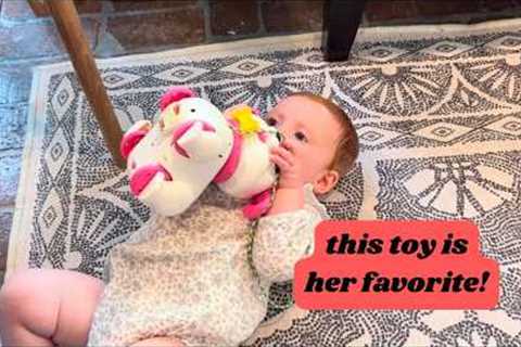 Musical puppy toy for baby girls