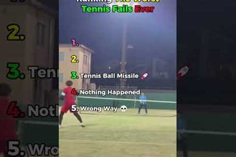 Ranking The Most Insane tennis Fails Of All Time 😭💀
