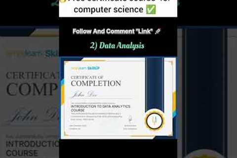 🔥 Top FREE Certification Courses for Computer Science Students ✅ | Career Boost 2025 🚀
