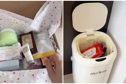 Asmr Unboxing Sound! Aahan Asmr #asmrsounds #unpacking #cosmetics #skincare #home #asmr episode 379
