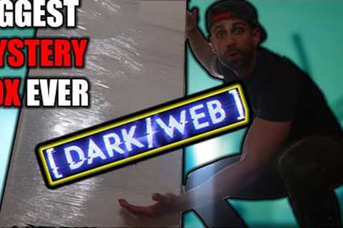 I bought the BIGGEST DARK WEB MYSTERY BOX | Unboxing a dark web mystery box ALI H (SCARY STUFF)