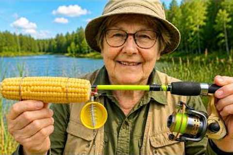 65-year-old fishermen keep quiet about this! Corn bait