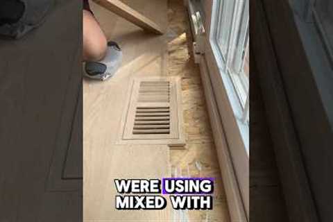 Proper way to Install Wide Plank floors 👍🏽 #flooringexperts #woodworking #tips #construction #fyp