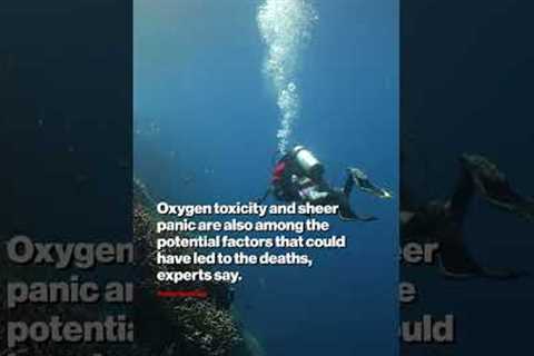 Oxygen Toxicity May Have Killed Maldives Divers: Experts #shorts