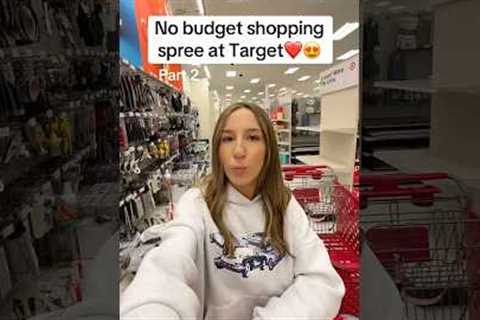No budget shopping at Target😍 #target #targetrun #targetfinds #shopping #nobudgetshoppingspree