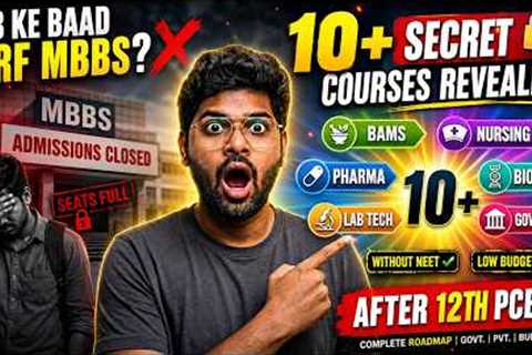 op High-Salary Courses After 12th PCB (Low Budget & Govt Jobs) | Medical Mentoria