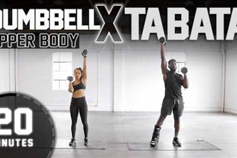 20 Minute Upper Body Dumbbell Tabata Workout [ADVANCED HIIT]