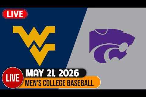 Kansas State vs West Virginia LIVE 05/21/2026 | Men's College Baseball May 21, 2026 | NCAA Baseball