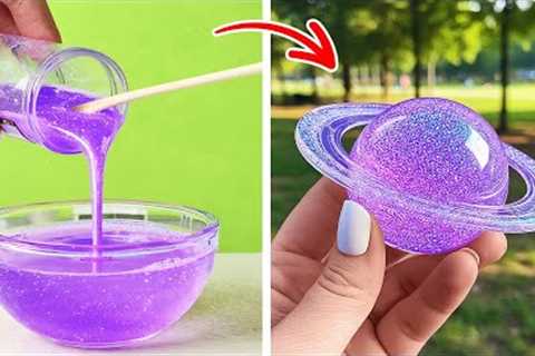 🪐 NEW DIY FIDGETS 🌀💜 Fun Stress-Relieving Craft Ideas 💫