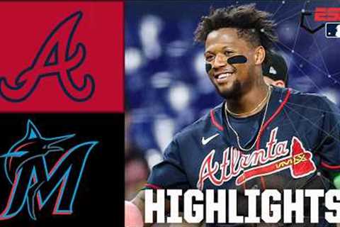 Atlanta Braves vs. Miami Marlins | Full Game Highlights | ESPN MLB