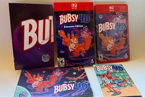 Bubsy 4D Collectors “Pawsome Edition” Switch 2 Unboxing