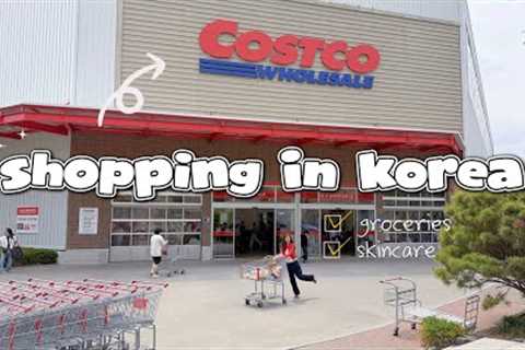 shopping in korea vlog 🇰🇷 grocery food haul with prices! 💕 requested Costco skincare