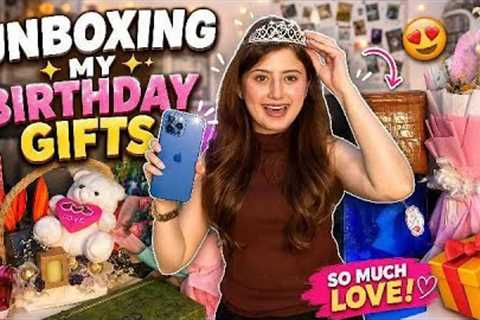 Birthday Gifts Unboxing🤩🎁 | Arishfa Khan 