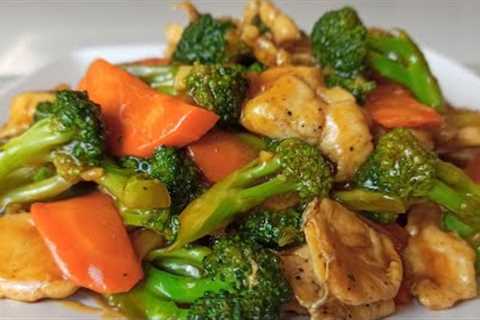 Super Quick  Stir Fry Broccoli and Carrot with Chicken  | Chicken with Broccoli Recipe