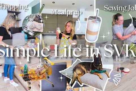 Simple Daily Life in SVK 🇸🇰| inTHEmiddle Grocery Haul with prices 🛒| Mealprep | New Sewing..