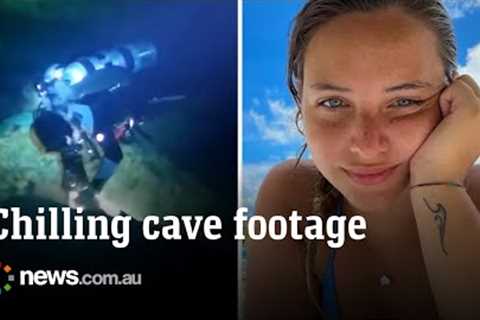 Chilling video shows inside Maldives cave where 5 divers died
