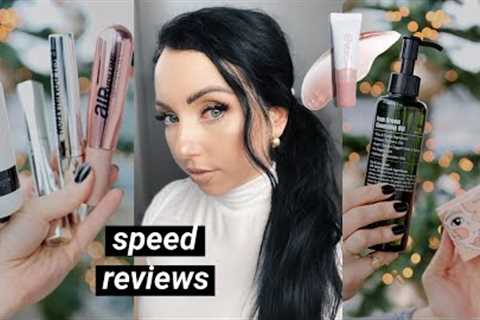 SPEED REVIEWS! Thoughts on Random Products I've Been Testing