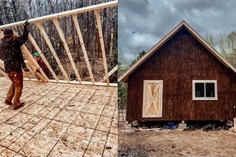 How We Built Our Mortgage Free Cabin: From The Ground Up. The Birth Of Our Homestead.