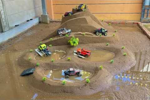 🏔️ RC Cars Extreme Mountain Climb Challenge | Crossing Water &amp; Tough Obstacles!