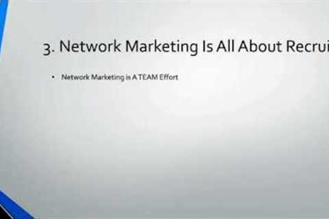 Network Marketing Scams