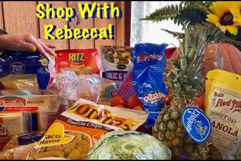 ASMR Grocery shop with Rebecca! (No talking version) Vlog style shopping trip &amp; grocery haul!