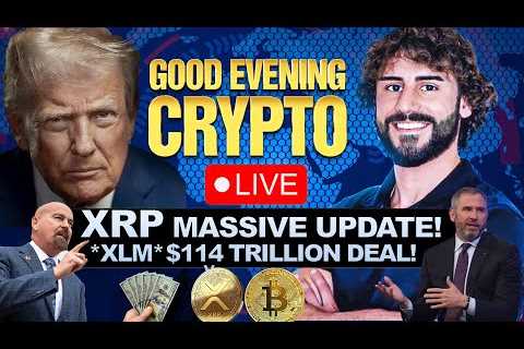 🚨 BREAKING: WHITE HOUSE *BOMBSHELL* CLARITY ACT UPDATE! 🚨 XRP &amp; XLM  TO TOKENIZE $114..