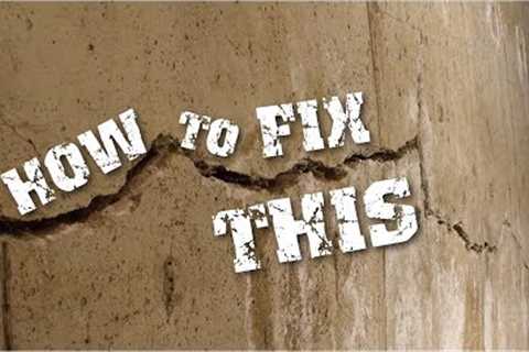 How to Repair a Basement Wall Crack | Injection + Carbon Fiber Reinforcement