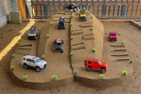 RC Cars vs Giant Sand Mountain Challenge!