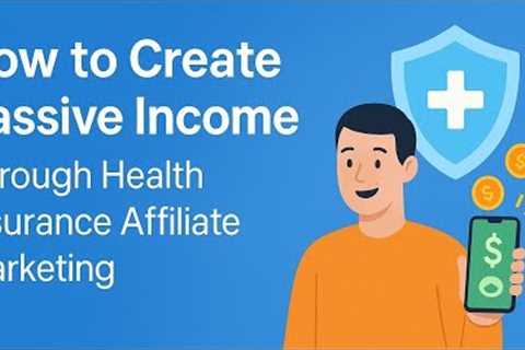 How to Create Passive Income with Health Insurance Affiliate Marketing | Earn Money Online in USA