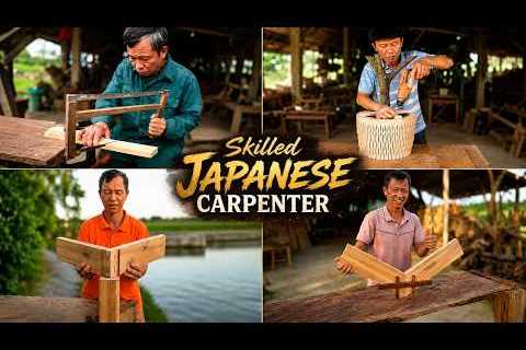 🔴FULLTIME: Skilled Japanese Carpenter Creates Incredible Wood Joints Without Screws