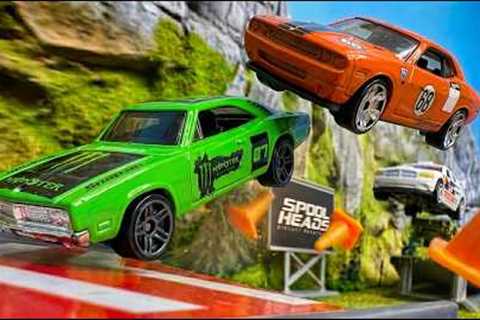 FAST CARS - BIGGER JUMPS! / Muscle Car Rally Tournament