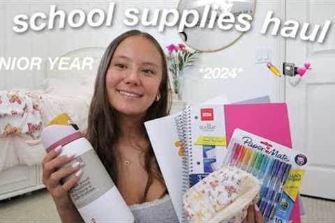 SCHOOL SUPPLIES HAUL *senior in high school* 2024