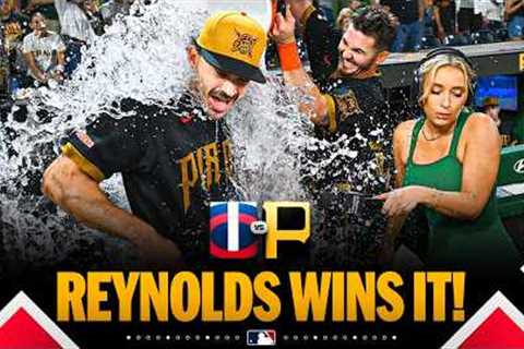 Bryan Reynolds with a walk-off homer on Friday Night Baseball for the Pirates! 🏴‍☠️ | MLB..