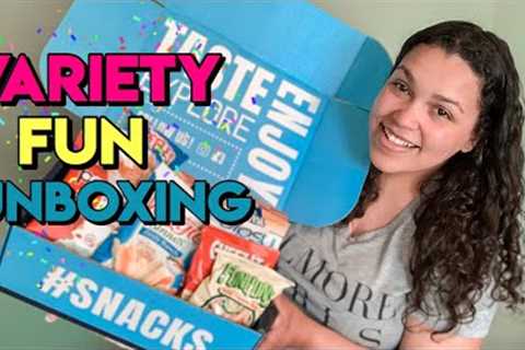 VARIETY FUN BOX | SNACK SUBSCRIPTION UNBOXING | SOO MANY SNACKS!!!