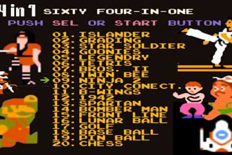 NES 64 in 1 Gameplay: 10 Classic Games Tested