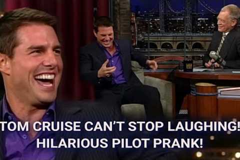 Tom Cruise Can't Stop Laughing Hysterically! Pilot Prank!