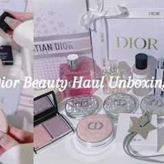 $1500 Dior Beauty Haul and ASMR Unboxing🤍✨ Birthday Haul and Gift Unboxing