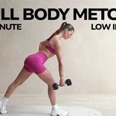 30 MIN FULL BODY METCON WORKOUT WITH DUMBBELLS- No Repeats
