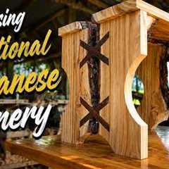 Amazing Woodworking Trick Using Traditional Japanese Joinery
