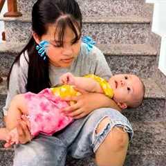 Quynh felt depressed while taking care of baby Kim to help her mom
