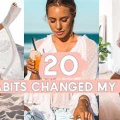 20 Healthy Habits That *CHANGED MY LIFE* Happy Hacks & Tricks!