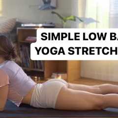Simple Low Back Yoga Stretches | Yoga with Suzie
