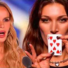 5 Awesome Magic Card Tricks on Got Talent!