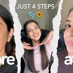 4 Step Skincare Routine for Oily Skin | Best Products & Results